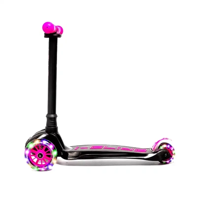 Product thumbnail for i-Glide 3 Wheel Scooter with Unicorn Head - Pink Black