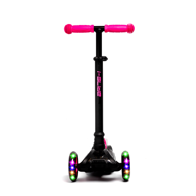 Product thumbnail for i-Glide 3 Wheel Scooter with Toddler Seat - Pink Black