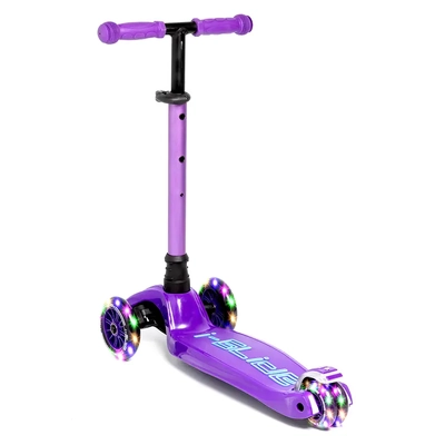 Product thumbnail for i-Glide 3 Wheel Scooter with Ribbons - Purple
