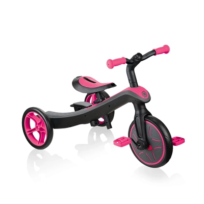 Product thumbnail for Globber Explorer Trike 4 in 1 - Fuchsia Pink