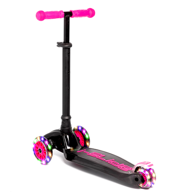Product thumbnail for i-Glide 3 Wheel Scooter with Toddler Seat - Pink Black