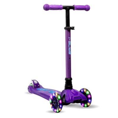 Product thumbnail for i-Glide 3 Wheel Scooter with Ribbons - Purple