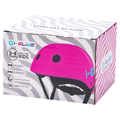 Product thumbnail for i-Glide Premium Certified Helmet Pink