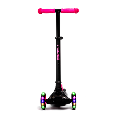 Product thumbnail for i-Glide 3 Wheel Scooter with Toddler Seat - Pink Black