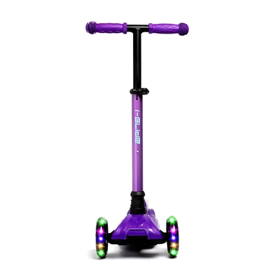 Product thumbnail for i-Glide 3 Wheel Scooter with Ribbons - Purple