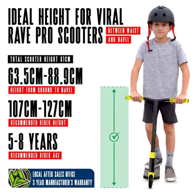 Product image thumbnail for Madd Gear Viral Rave Scooter - Neon