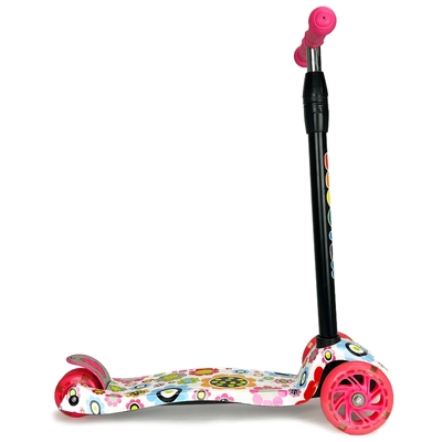 Product image thumbnail for Scooter Crew 3 Wheel Scooter with LED Light Wheels - Pretty Pink