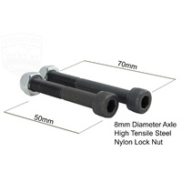 Product thumbnail for Envy 110mm Hollow Core Black Wheels + V2 Black Grips Pack