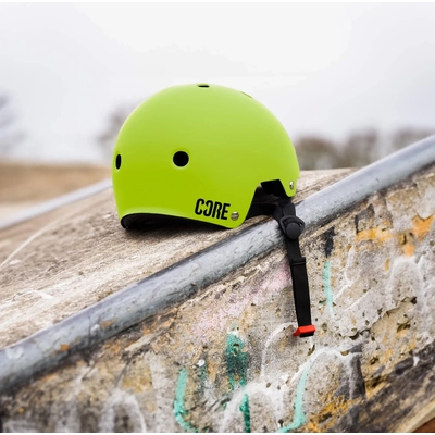 Product image thumbnail for Core Action Sports Certified Helmet Neon Green - XS/S