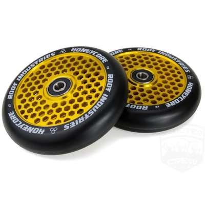 Product image thumbnail for Root Industries Honeycore Gold 110mm Wheel & Grip Pack