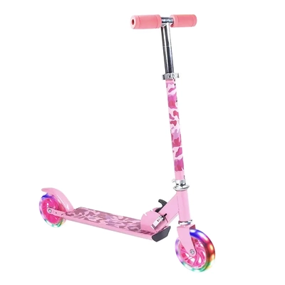 Product thumbnail for Kids LED Folding Scooter - Pink