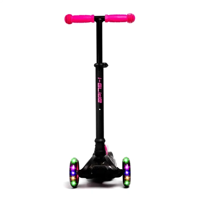 Product thumbnail for i-Glide 3 Wheel Scooter with Ribbons - Pink Black