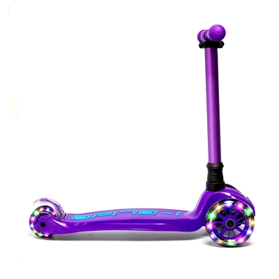 Product thumbnail for i-Glide 3 Wheel Scooter with Toddler Seat - Purple