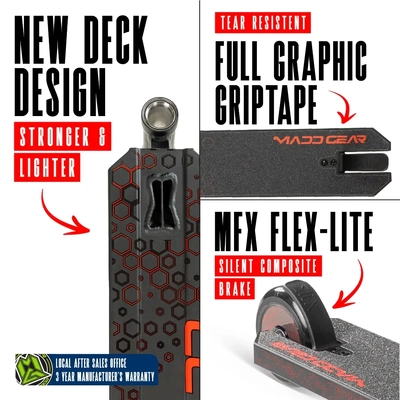 Product image thumbnail for Madd Gear Viral Rave Scooter - Inferno