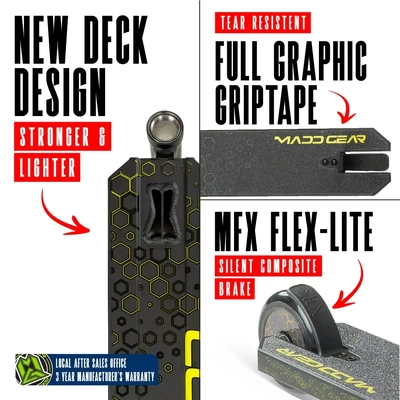 Product image thumbnail for Madd Gear Viral Rave Scooter - Neon