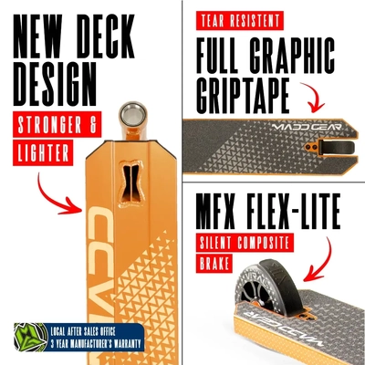 Product image thumbnail for Madd Gear Viral Kaos Scooter - Copper