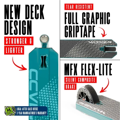 Product image thumbnail for Madd Gear Viral Kaos Scooter - Denim