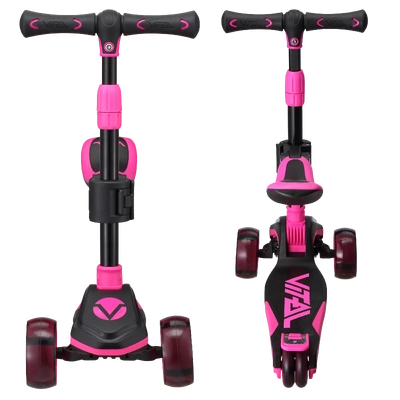 Product image thumbnail for Vital TYKE 3 Wheel LED Light Scooter - Pink