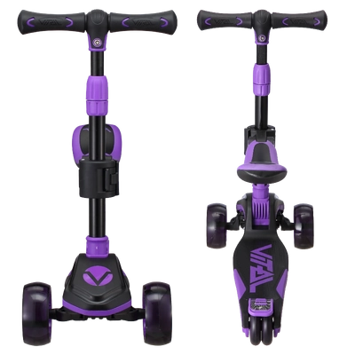 Product image thumbnail for Vital TYKE 3 Wheel LED Light Scooter - Purple