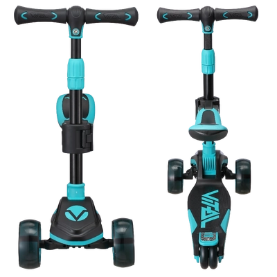 Product image thumbnail for Vital TYKE 3 Wheel LED Light Scooter - Teal