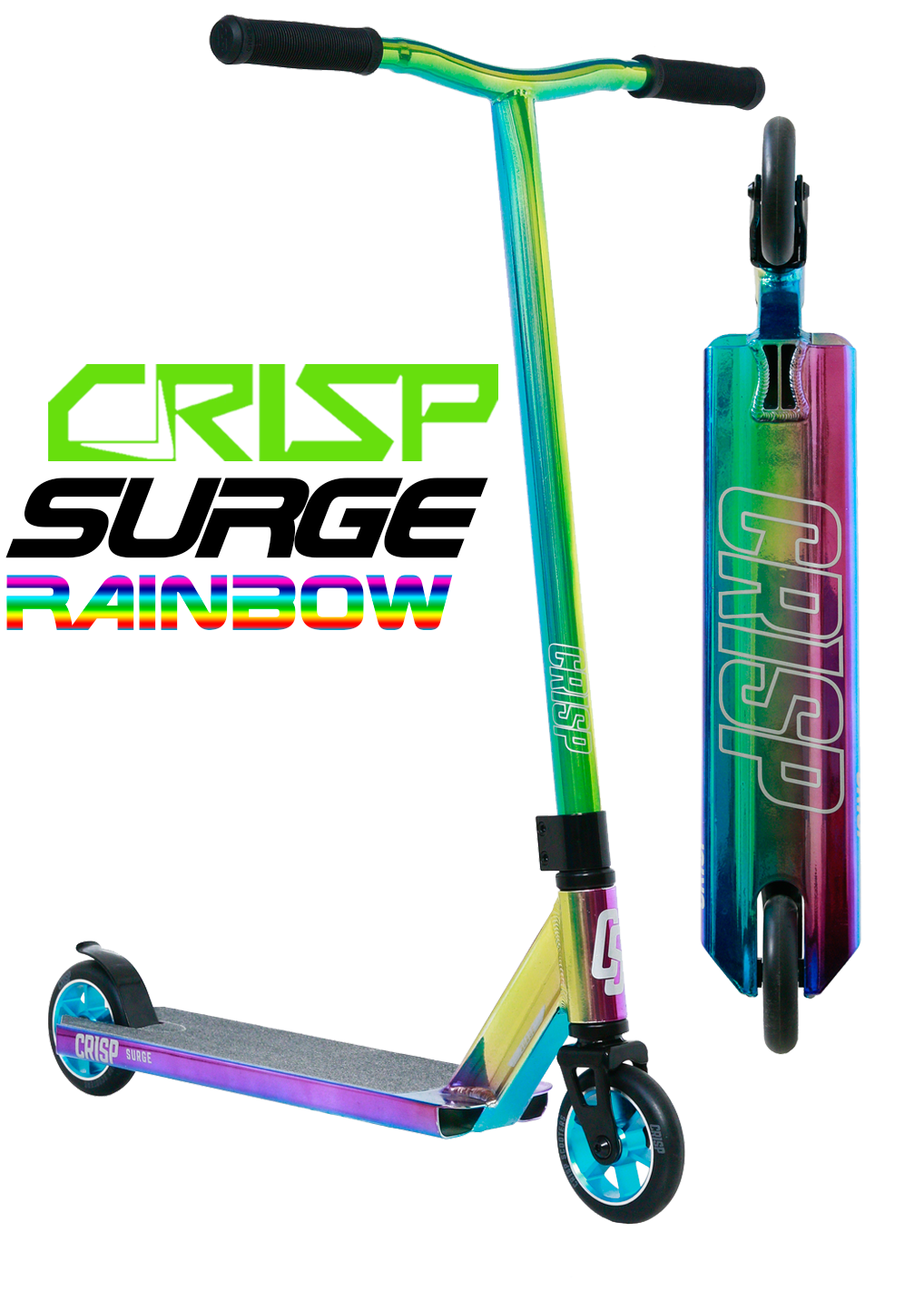 Crisp Surge Pro Scooter Neo Chrome/Green 