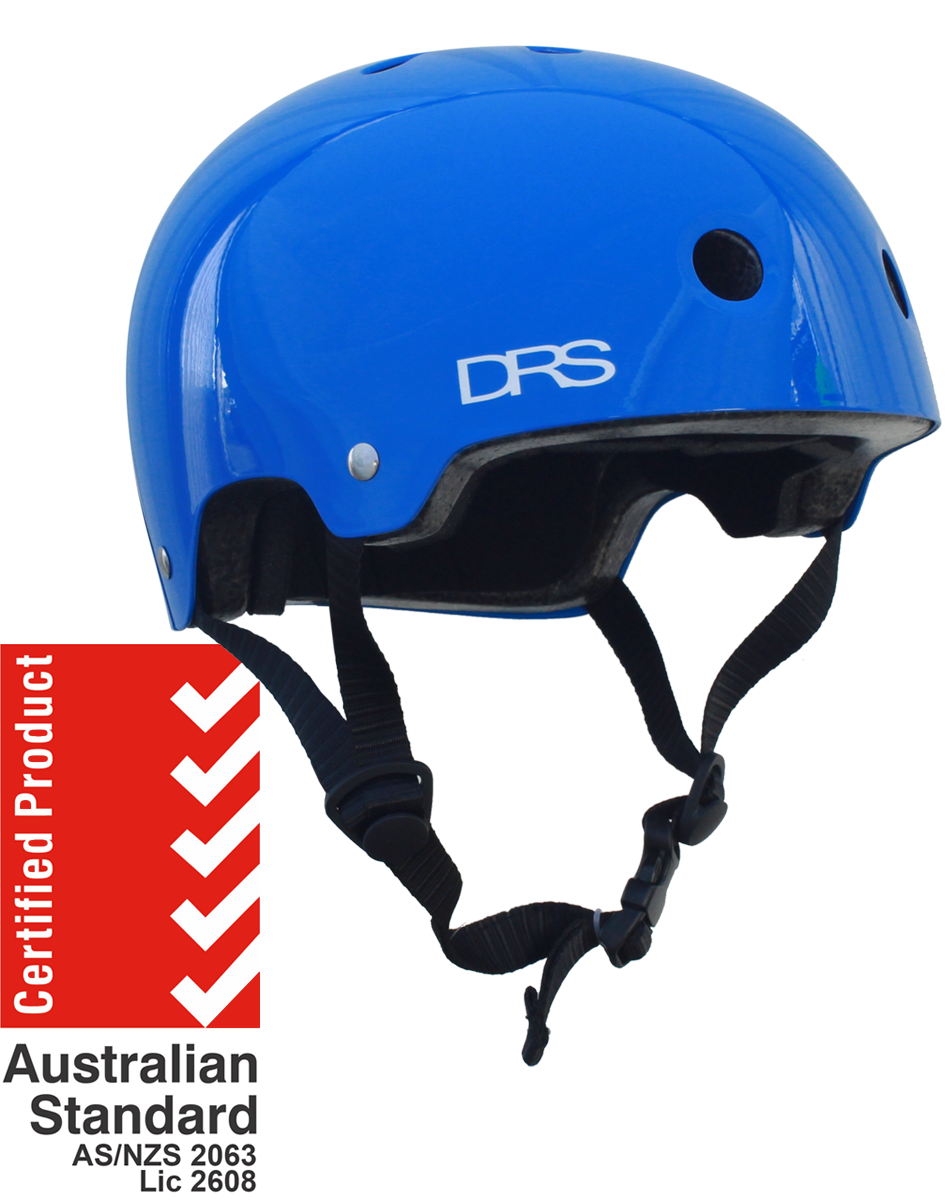 DRS BMX Bike Skate Helmet-DRS Gloss Blue-XS/S-48-52cm 