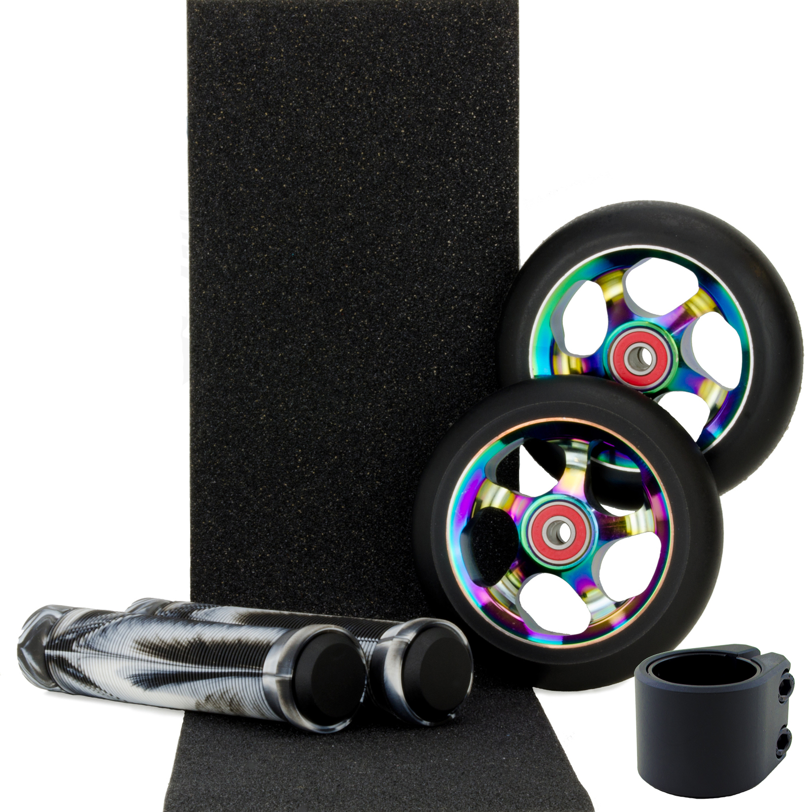 Scooter Crew Metal Core 100mm Oil Slick Scooter Wheels ...