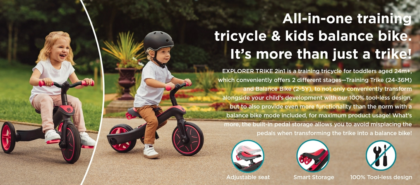 Globber Explorer Trike 2 in 1