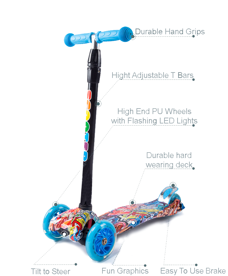 3 Wheel Scooter Features Demo
