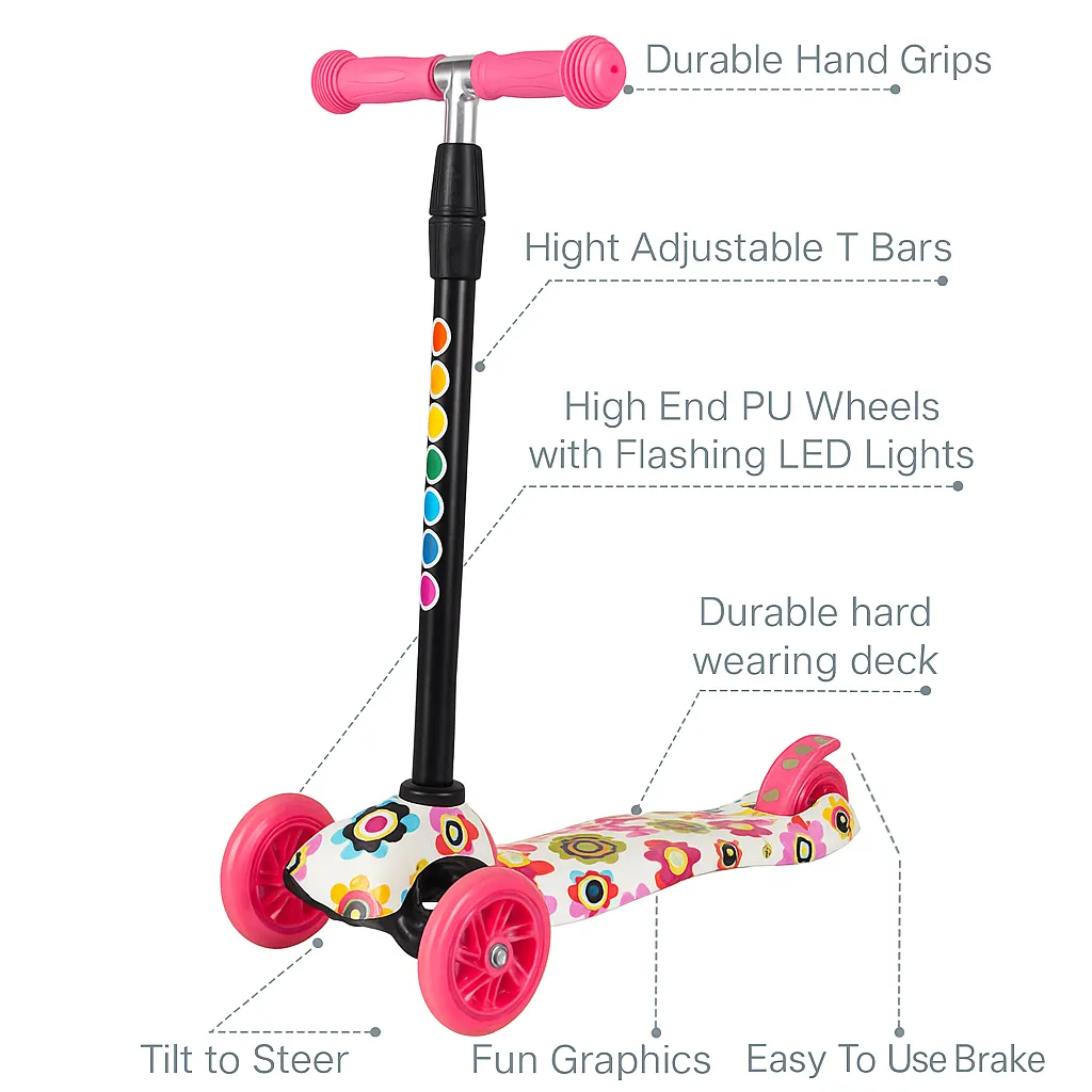 3 Wheel Scooter Features Demo