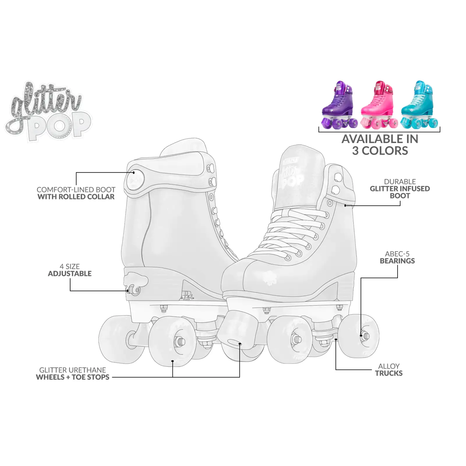 Crazy Skates 148 Features