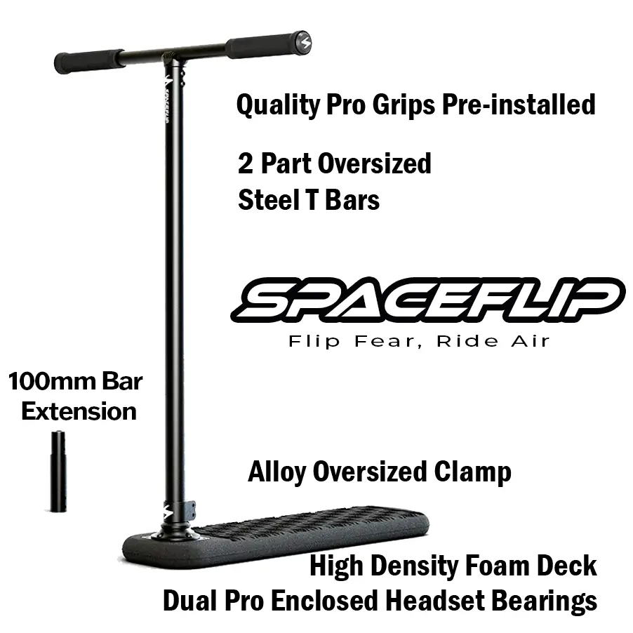Space Flip Trampoline Scooter Features 1