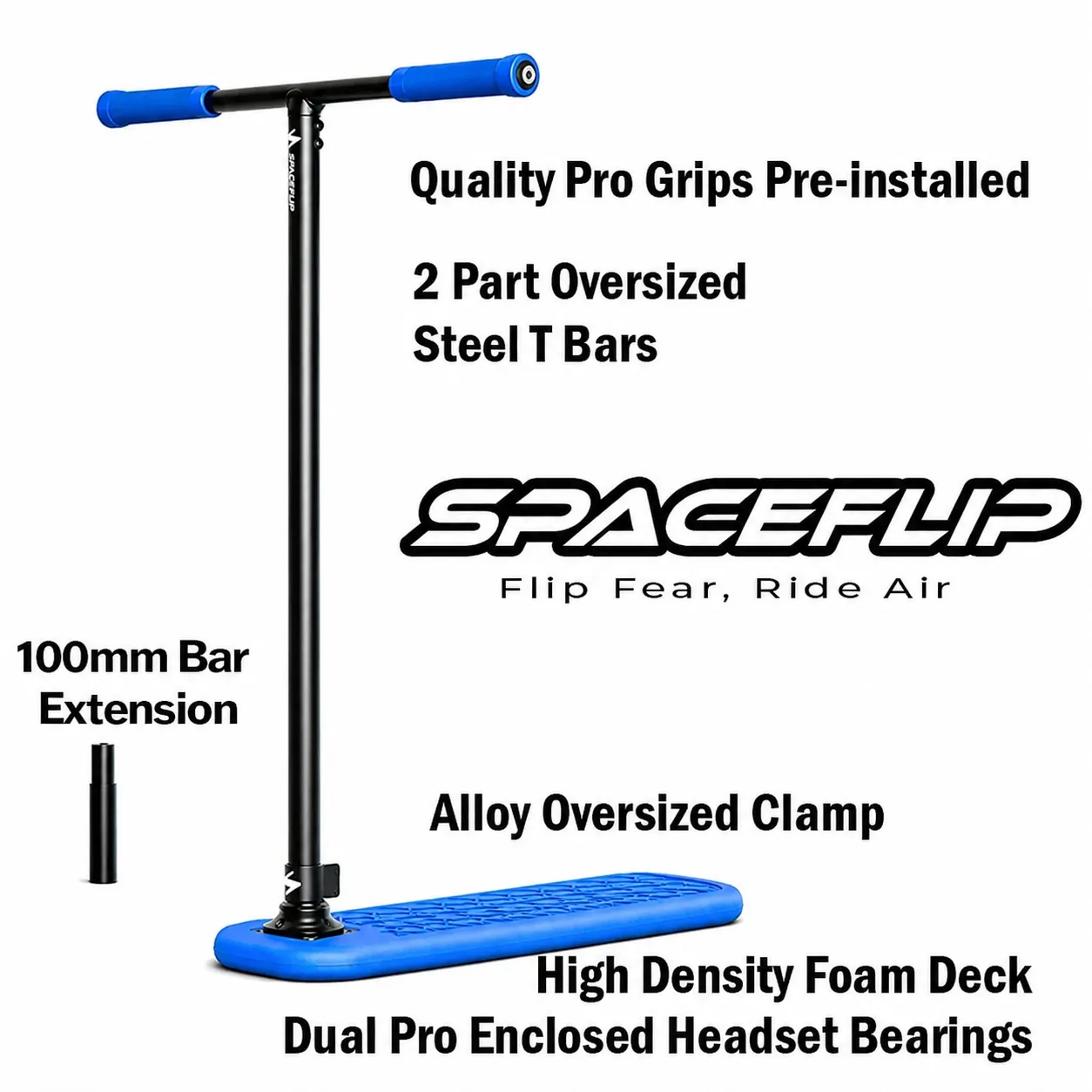 Space Flip Trampoline Scooter Features 1