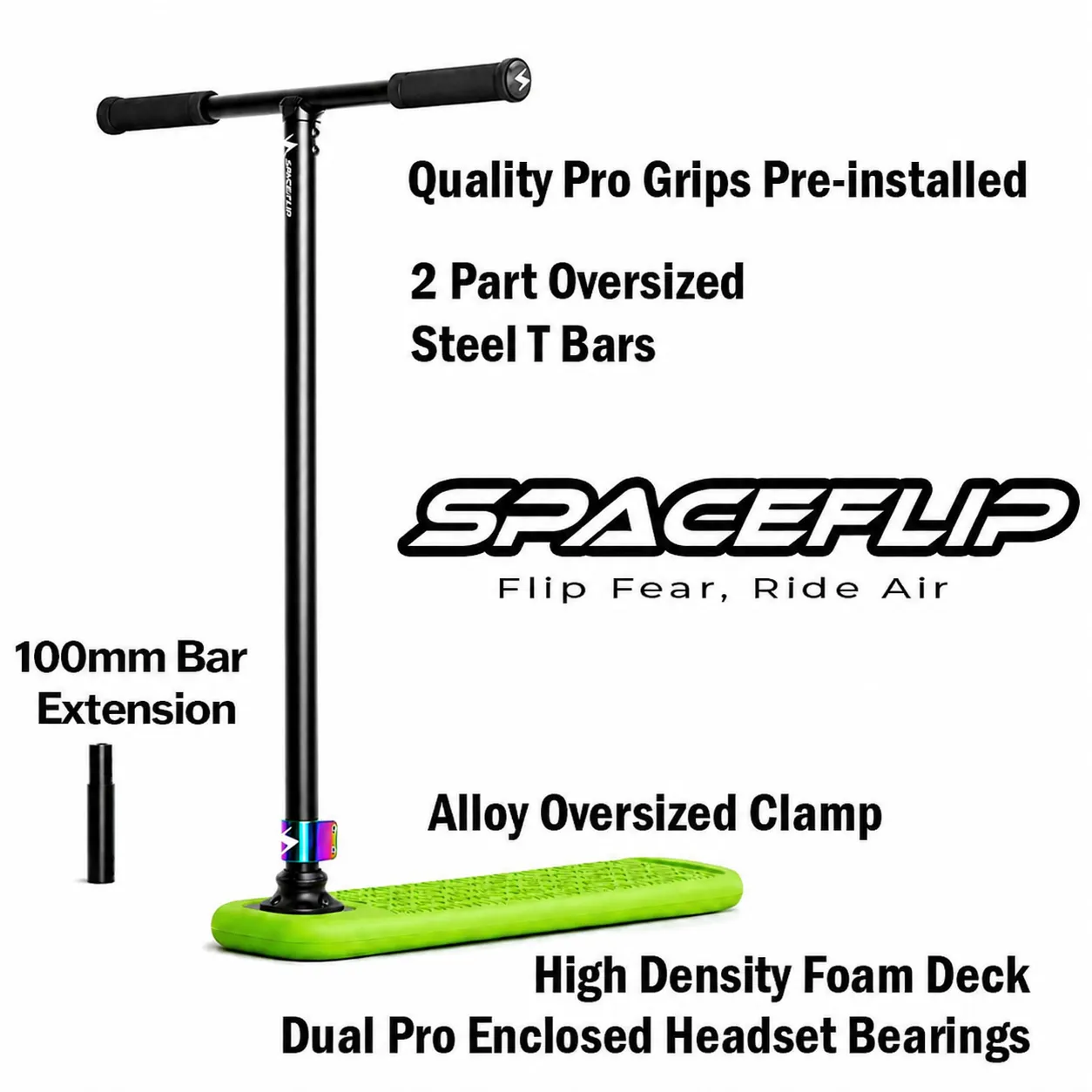 Space Flip Trampoline Scooter Features 1