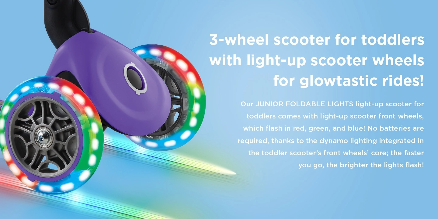 Globber Jnr Primo Lights Foldable Specs