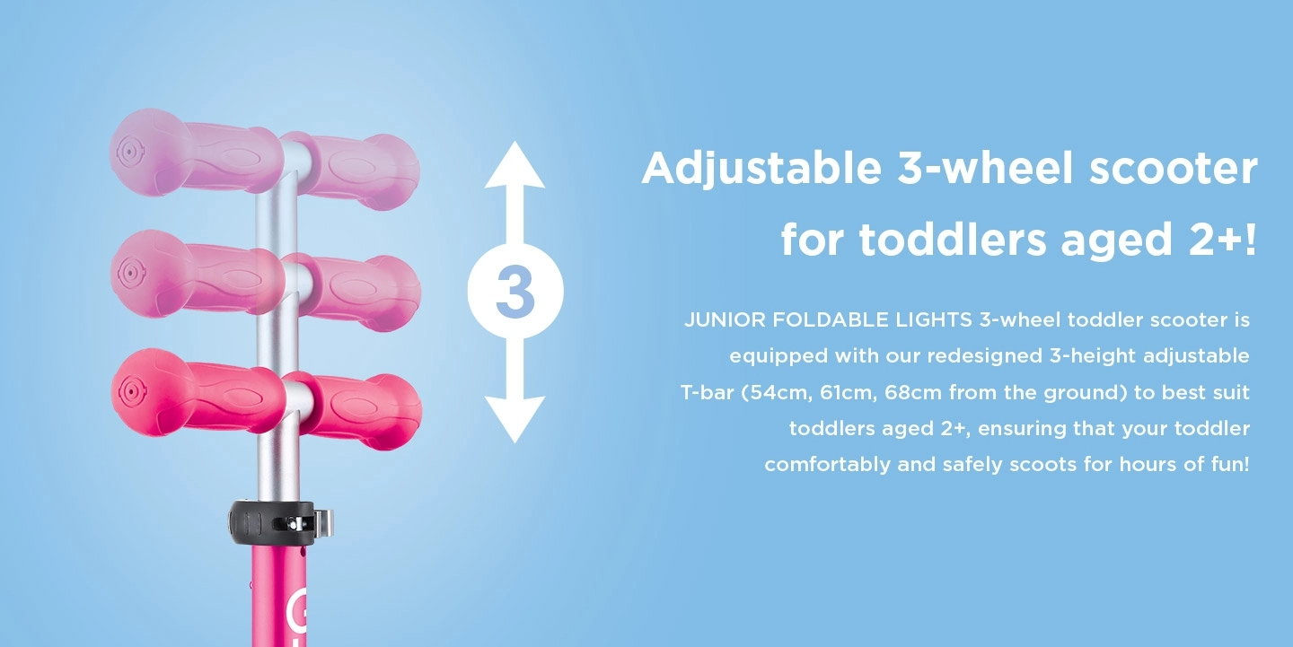 Globber Jnr Primo Lights Foldable Specs 3