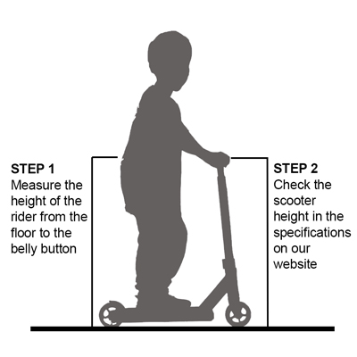 Scooter Bar Height Chart