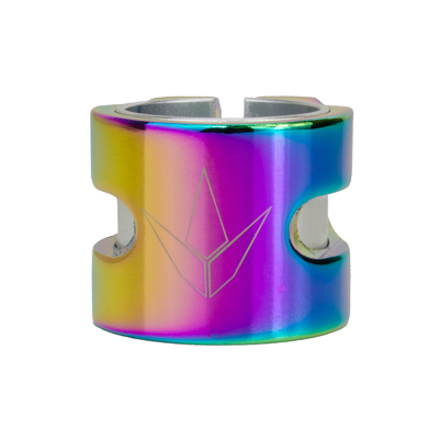 Envy Double Clamp - Neochrome Oil Slick - Oversize and Standard