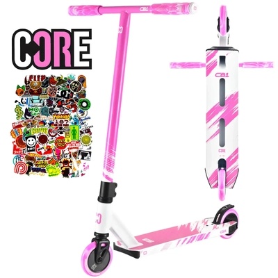 CORE CB1 Beginner Stunt Scooter - Pink White