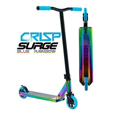 Crisp Surge 2021 Scooter - Blue Rainbow