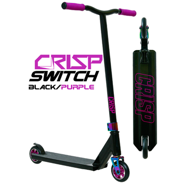 Crisp Switch 2021 Scooter - Black Purple