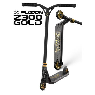 Fuzion Z300 Scooter - Black Gold