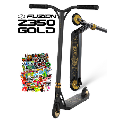Fuzion Z350 Scooter - Black Gold