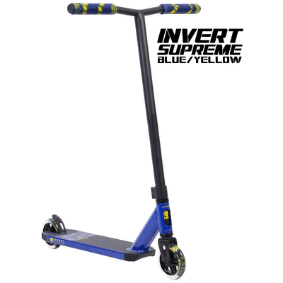 Invert Supreme 2-8-13 Scooter - Blue Yellow