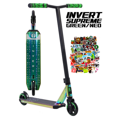 Invert Supreme 2-8-13 Scooter - Green NeoChrome