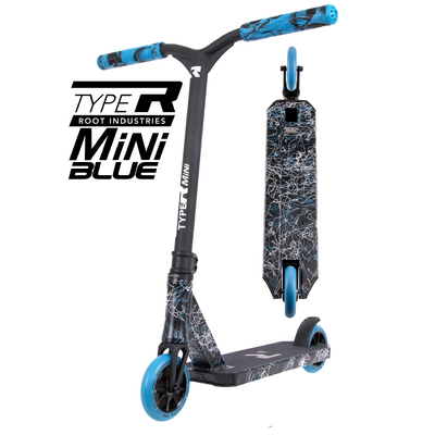 Root Industries Type R Mini Scooter - Blue Splatter