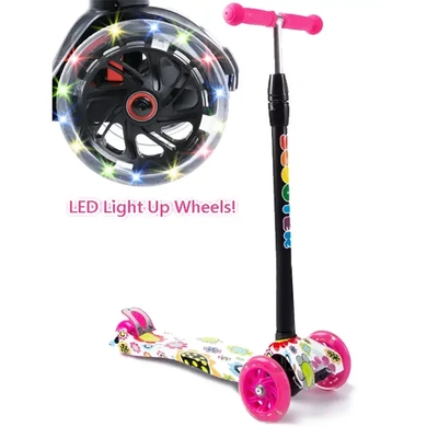 Thumbnail of Scooter Crew 3 Wheel Scooter with LED Light Wheels - Pretty Pink