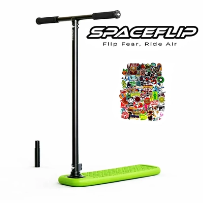 SpaceFlip MaxFlex Pro Trampoline Scooter - Green