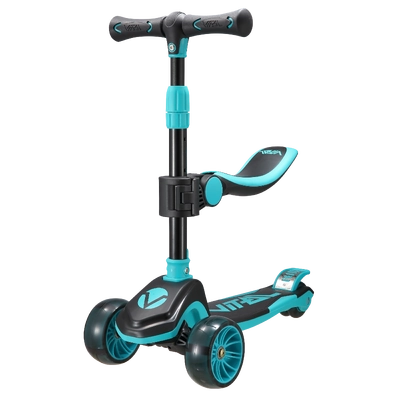 Vital TYKE 3 Wheel LED Light Scooter - Teal