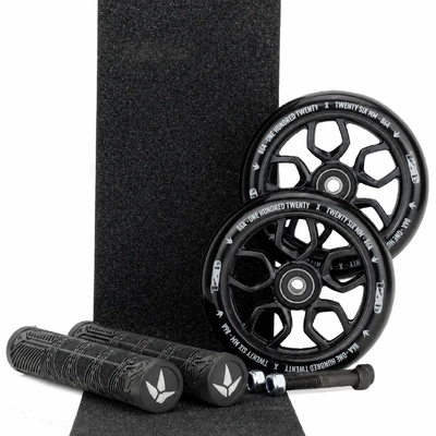 Envy 120mm Lambo Black Wheels + Black Grips Pack